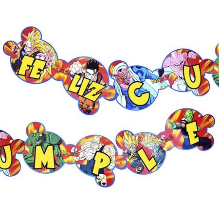 Mantel Plástico Para Cumpleaños Infantil Personajes Color M Dragon Ball