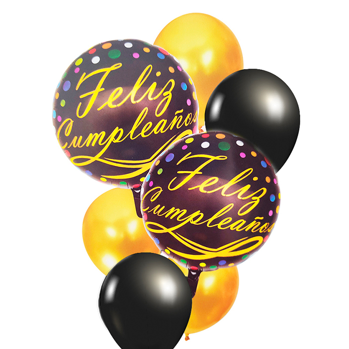 Globos de cumpleaños numeros con helio - Globos con helio