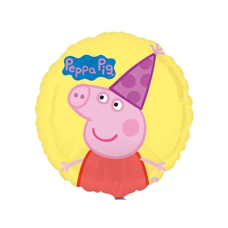 Peppa Pig PEPA SET GLOBOS Metalizado