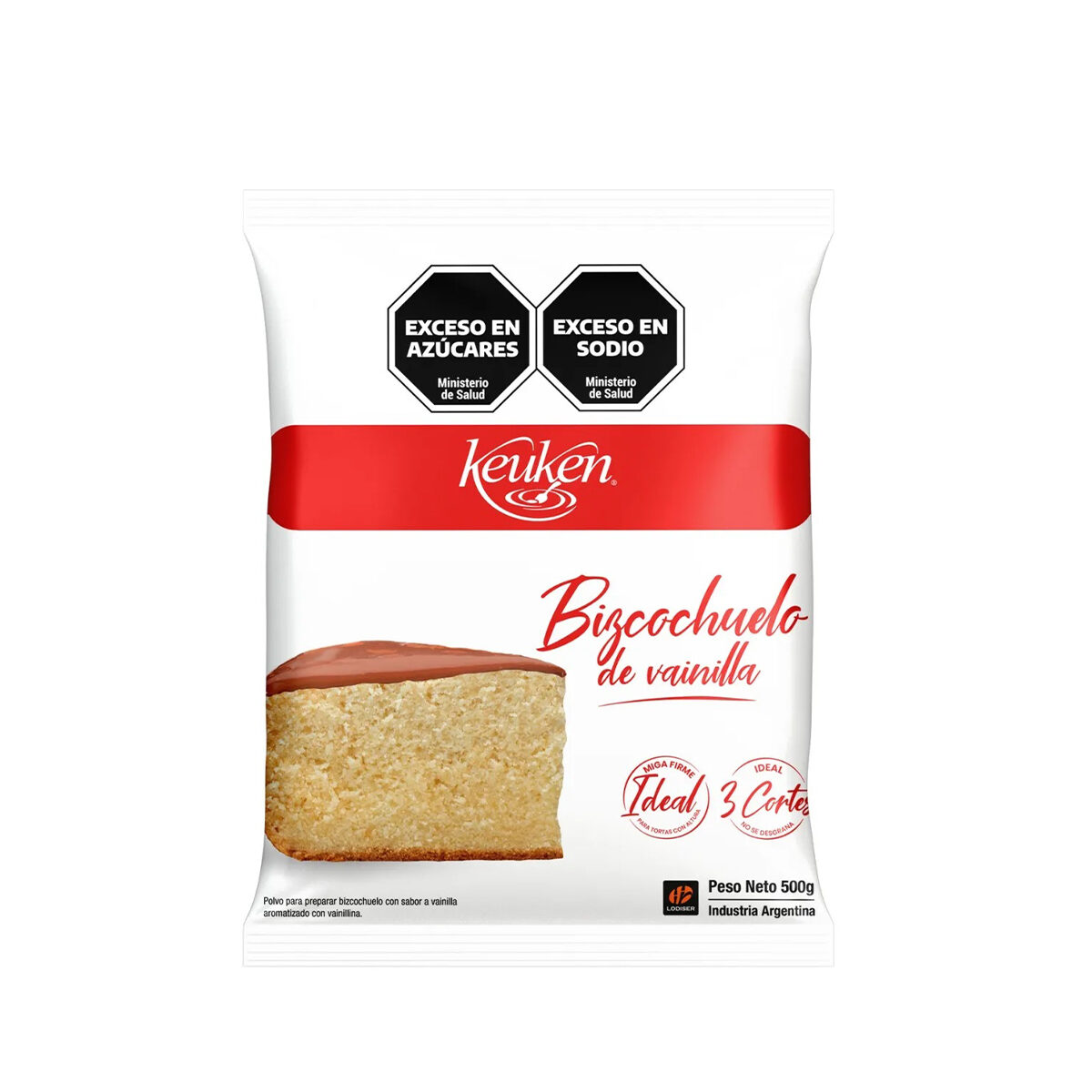 BIZCOCHUELO DE VAINILLA KEUKEN 500 GR. BIZCOCHUELO DE VAINILLA KEUKEN 500 GR.