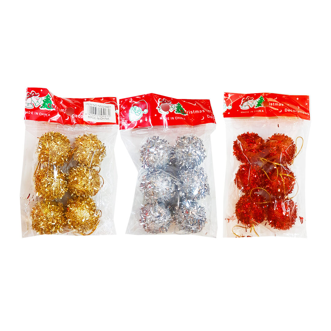 ADORNOS BOLITAS CON TEXTURA X6/COLOR A ELECCIÓN ADORNOS BOLITAS CON TEXTURA X6/COLOR A ELECCIÓN