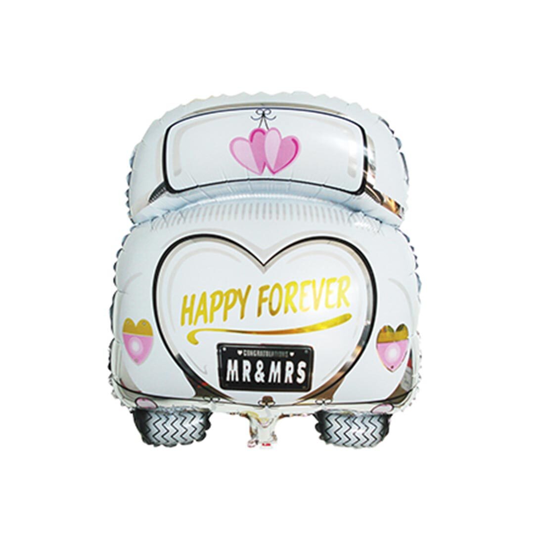 GLOBO METALIZADO AUTO NOVIOS 60 CM. GLOBO METALIZADO AUTO NOVIOS 60 CM.