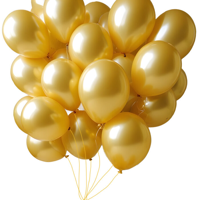 GLOBOS DORADOS PERLADOS X 50 U. 10″ GLOBOS DORADOS PERLADOS X 50 U. 10"