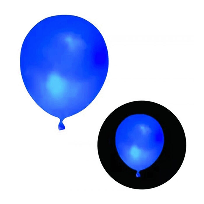 GLOBOS DE LÁTEX AZUL FLUO GLOBOS DE LÁTEX AZUL FLUO X 50 U.