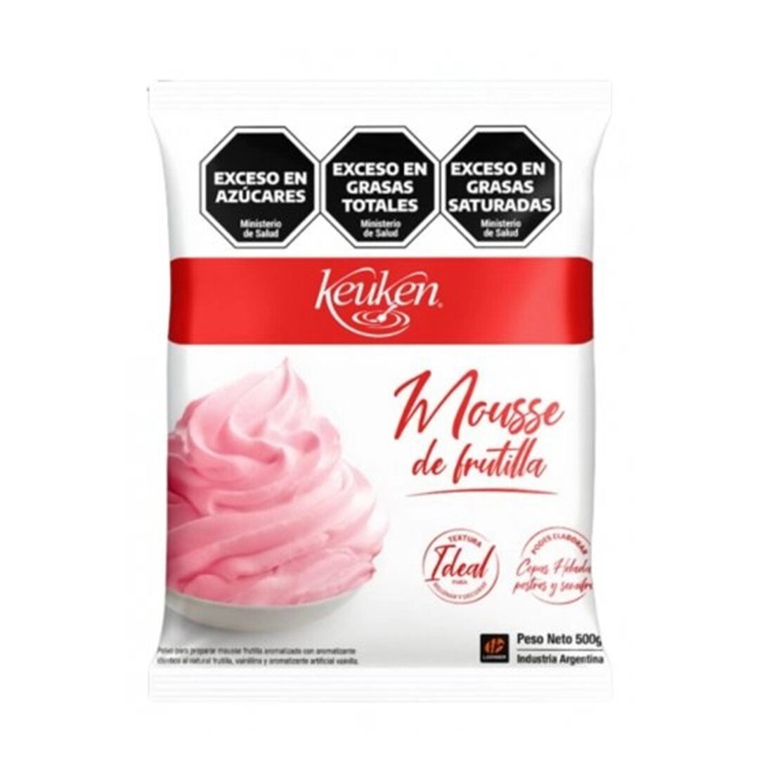 MOUSSE DE FRUTILLA KEUKEN 500 GR. MOUSSE DE FRUTILLA 500 GR.