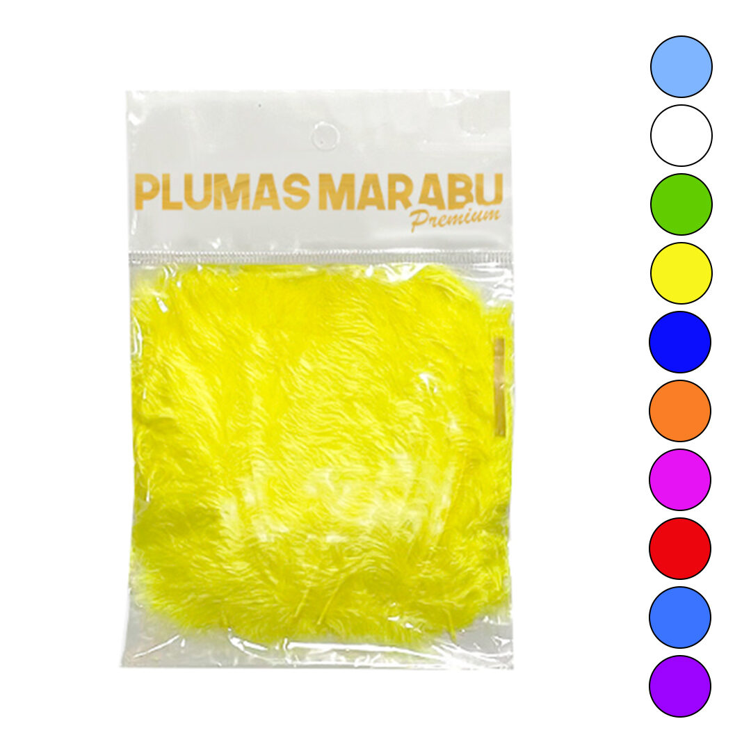 PACK 50 MINI PLUMAS MARABÚ PACK 50 MINI PLUMAS MARABÚ/COLOR A ELECCION