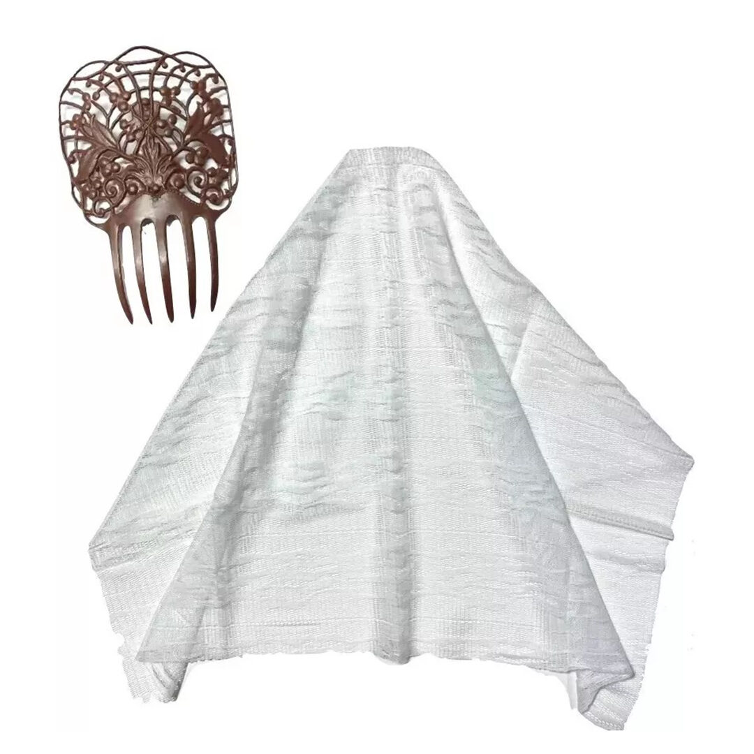 PEINETÓN CON MANTILLA PEINETÓN CON MANTILLA DAMA ANTIGUA