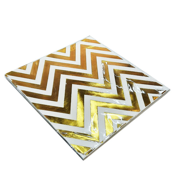 SERVILLETAS DESCARTABLES TRAMA DORADA 20 U. SERVILLETAS DESCARTABLES TRAMA DORADA 20 U.