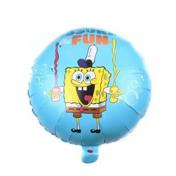 GLOBO METALIZADO BOB ESPONJA 45 CM. GLOBO METALIZADO BOB ESPONJA 45 CM.