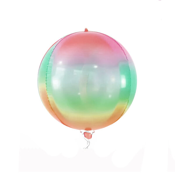 GLOBO BURBUJA MULTICOLOR IRIDISCENTE 55 CM. GLOBO BURBUJA MULTICOLOR IRIDISCENTE 55 CM.