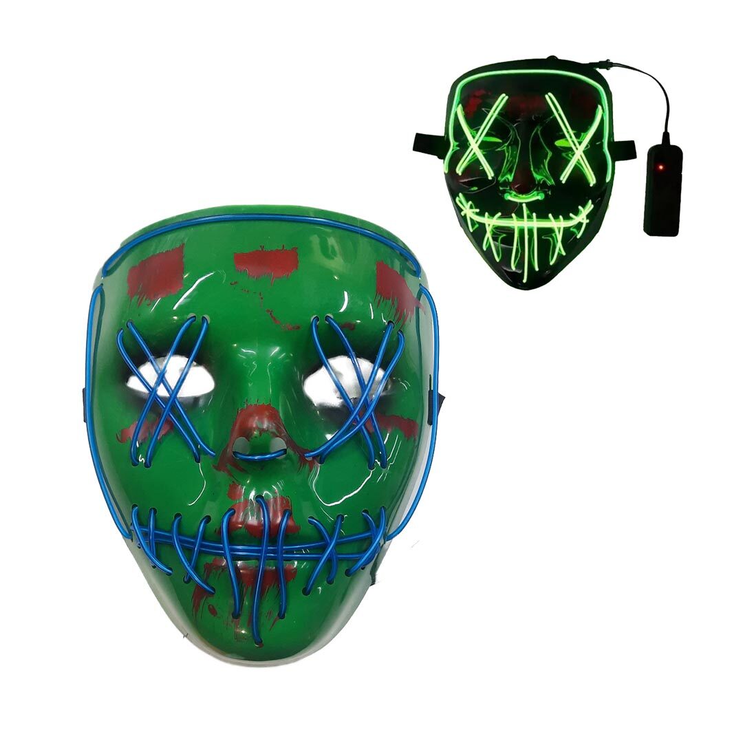 MÁSCARA LED LA PURGA VERDE MÁSCARA LED LA PURGA VERDE