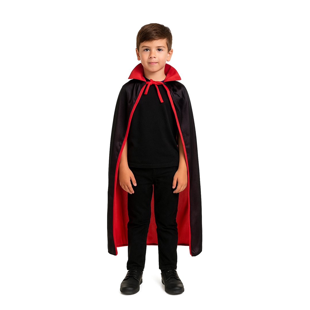 CAPA DE VAMPIRO REVERSIBLE INFANTIL CAPA DE VAMPIRO REVERSIBLE INFANTIL 90 CM