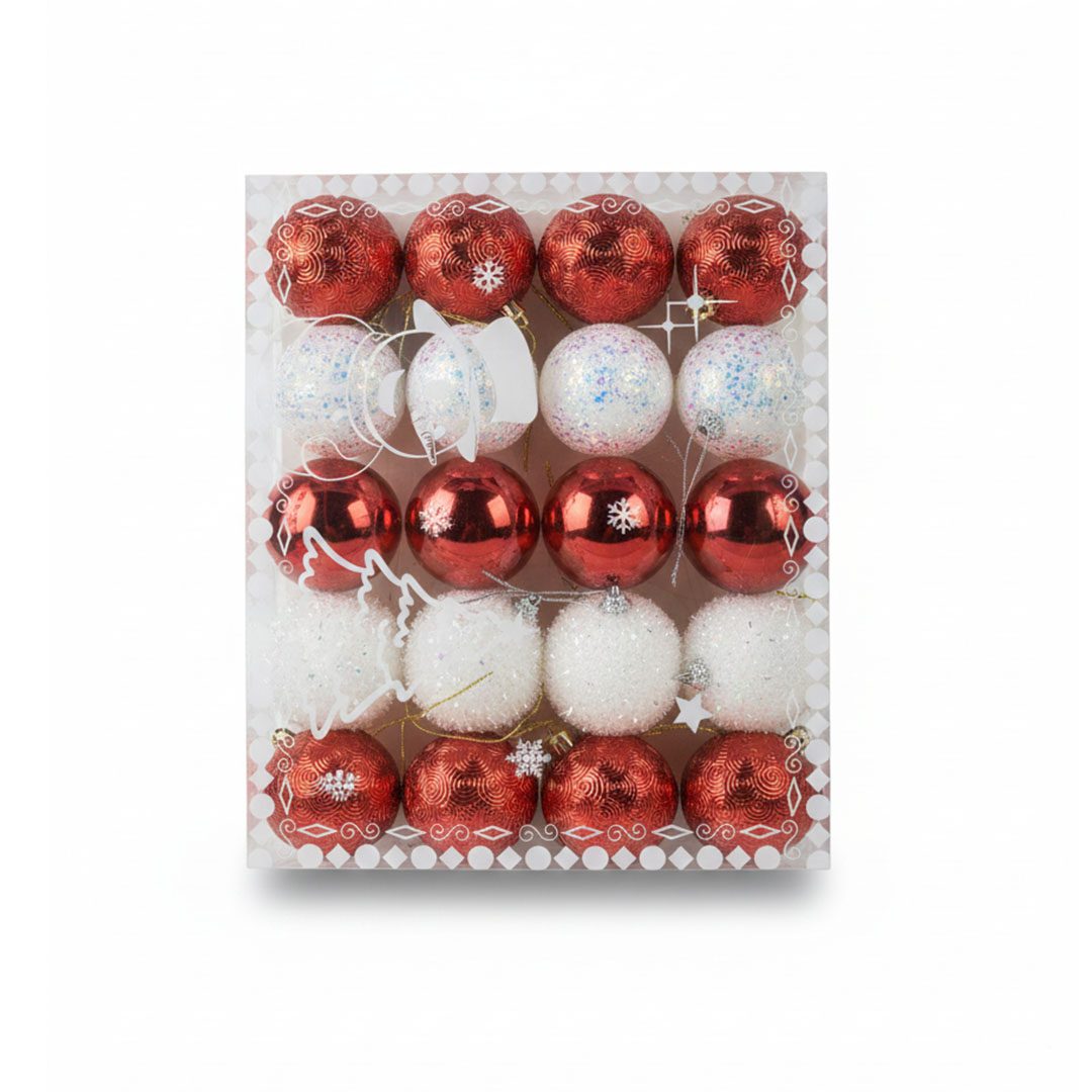 SET PELOTAS NAVIDEÑAS MODELOS SURTIDOS 6 CM X20U SET PELOTAS NAVIDEÑAS MODELOS SURTIDOS 6 CM X20U