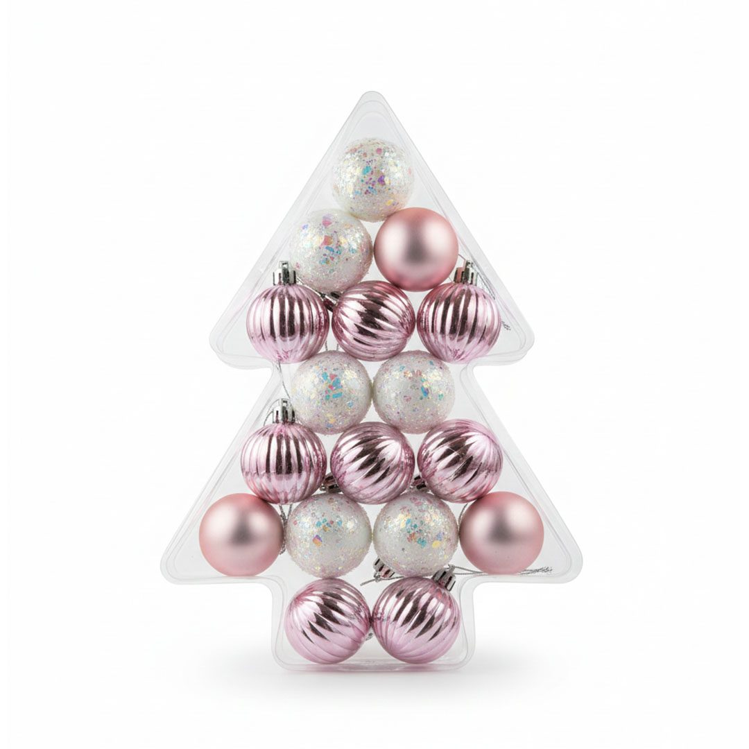 SET PELOTITAS NAVIDEÑAS SURTIDAS 3,5 CM X17 SET PELOTITAS NAVIDEÑAS SURTIDAS 3,5 CM X17