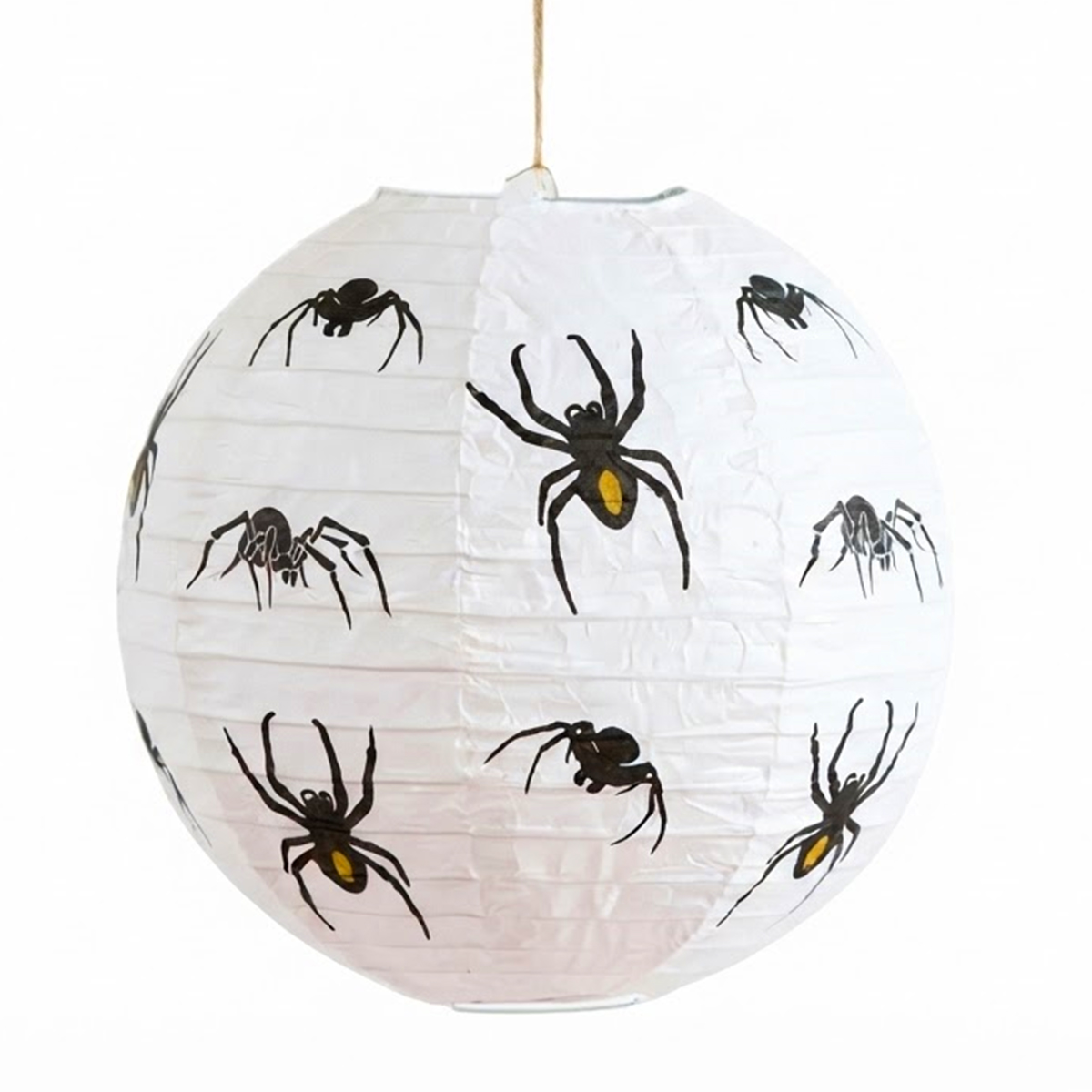 LÁMPARA DE PAPEL HALLOWEEN ARAÑA 25 CM LÁMPARA DE PAPEL HALLOWEEN ARAÑA 25 CM