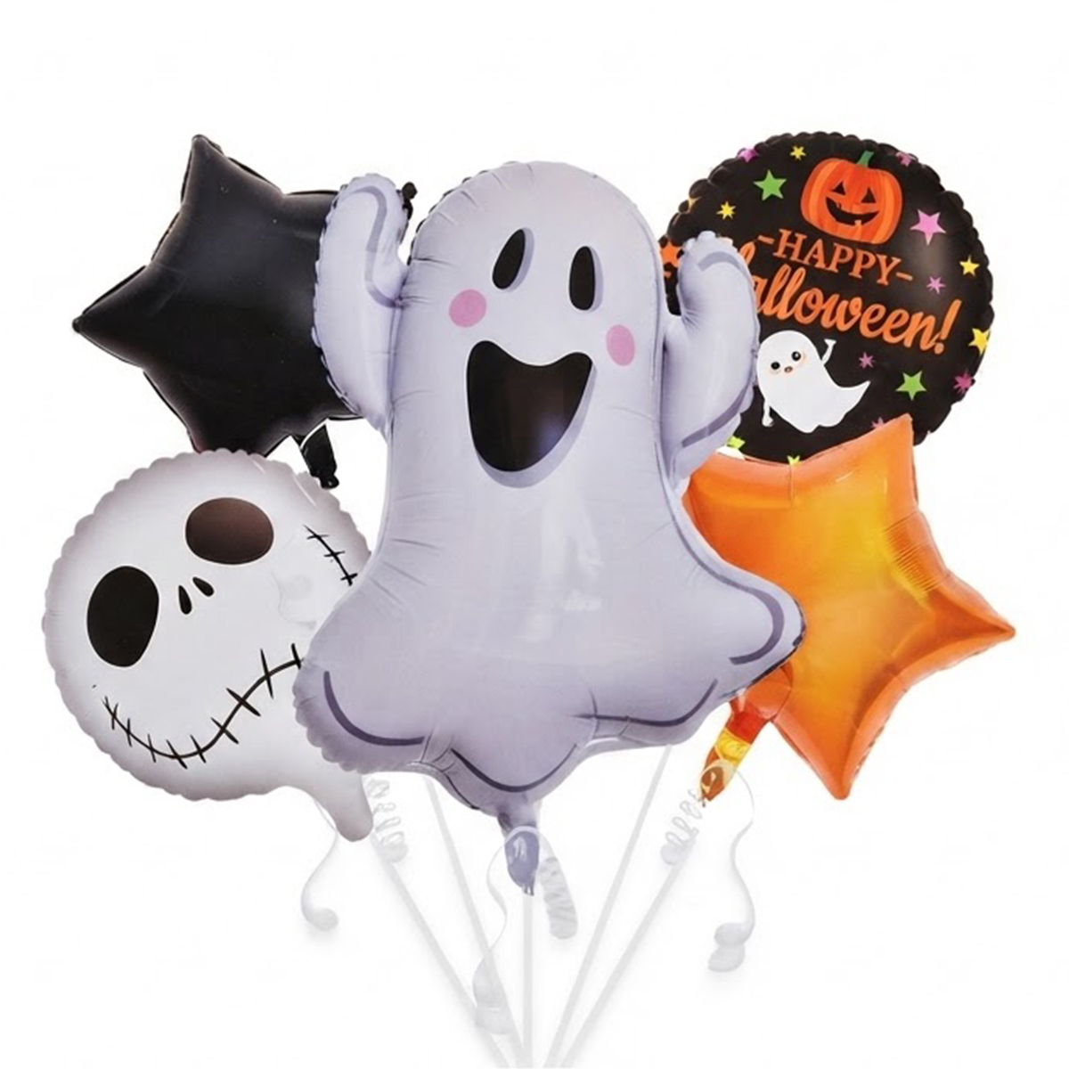 SET 5 GLOBOS MET. HALLOWEEN MOD FANTASMA CUTE SET 5 GLOBOS MET. HALLOWEEN MOD FANTASMA CUTE